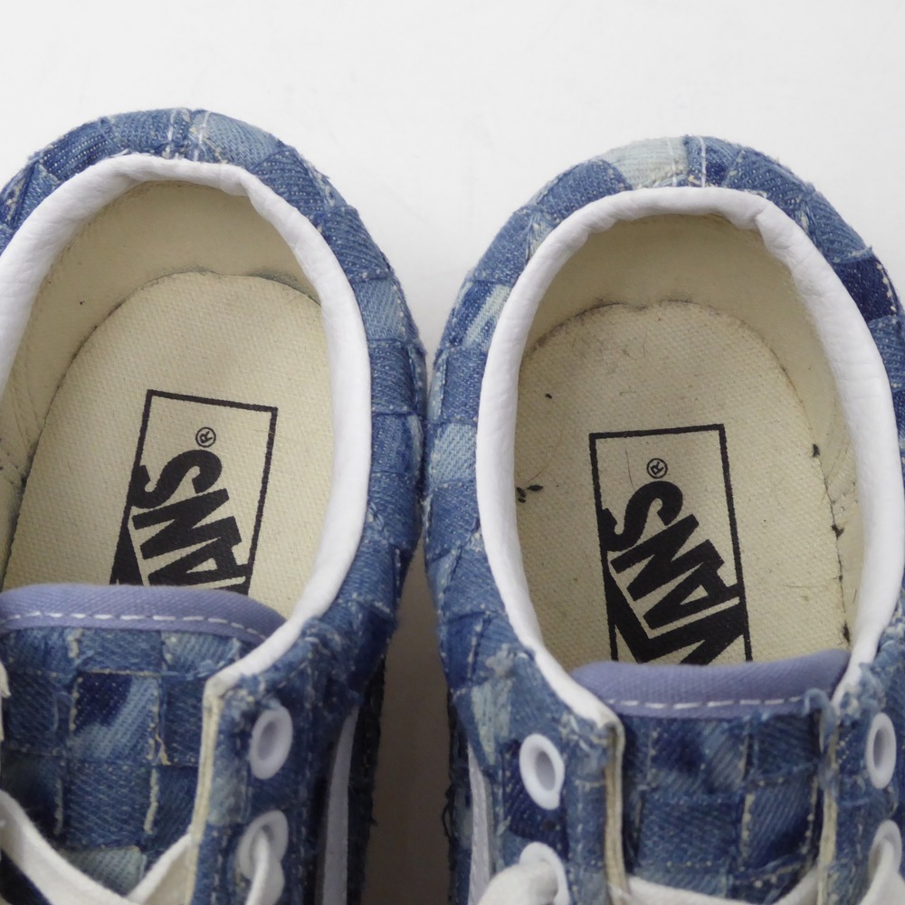 Vans Old Skool Stackform Platform Denim Checkerbo… - image 6